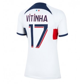 Paris Saint-Germain Vitinha Ferreira #17 Koszulka Wyjazdowych Kobiety 2023-24 Krótki Rękaw